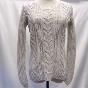 Gap Women’s Cable Knit Sweater Ivory Sz Small
